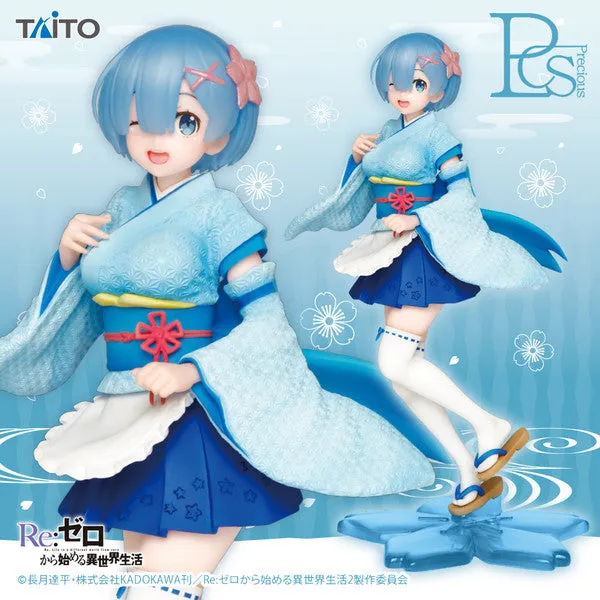 TAITO Re : ZERO Japanese style maid ver. Rem Precious Figure Artisan Partnership Anime Character