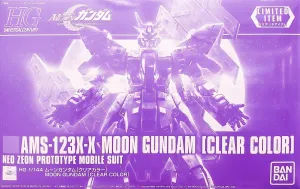 Miniature Figure Creature Replica Gundam: Moon Gundam (Clear Colour) HG Model