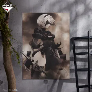 NieR ICHIBAN KUJI - NieR:Automata Ver1.1a - C PRIZE - Illustration Board YoRHa 2B Sensible Designer