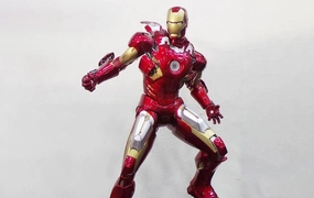 IRON MAN Mark VII 1/4 Scale Statue - DISPLAYED Twitch Channel Hero Toy
