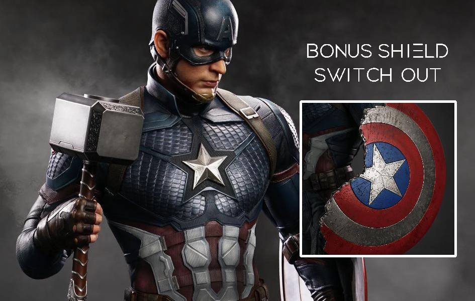 Underground Scene Pixar Favorite Captain America 1/2 Scale Statue
