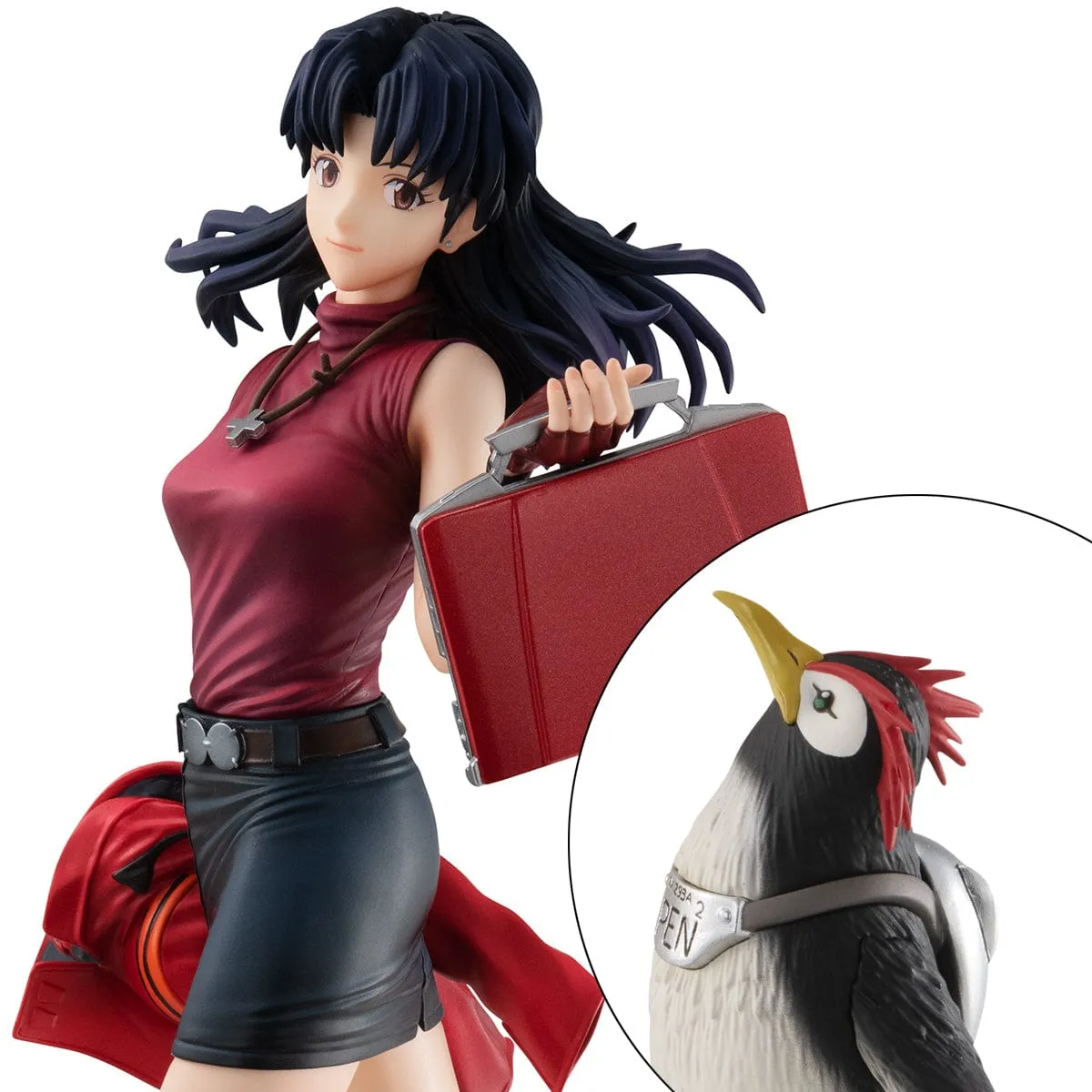 Rebuild of Evangelion GALS Series Misato Katsuragi & Pen Pen Toy Museum Podcast Studio