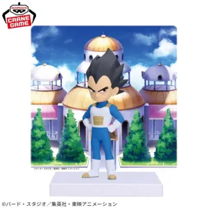 Dragon Ball DAIMA Vegeta (mini) figure with panel PC Game Movie Goods
