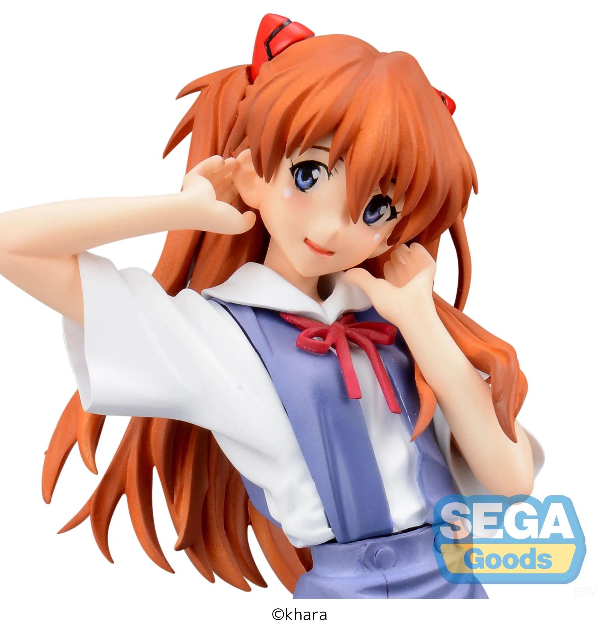 Evangelion High Premium Figure - Asuka Uniform Ver. Multi Pose Premium Unit