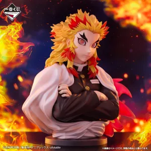 Domestic Pet Ichiban Kuji Demon Slayer Burn Your Heart - Last One Prize Kyojuro Rengoku Art Scale Figure Last One Ver.