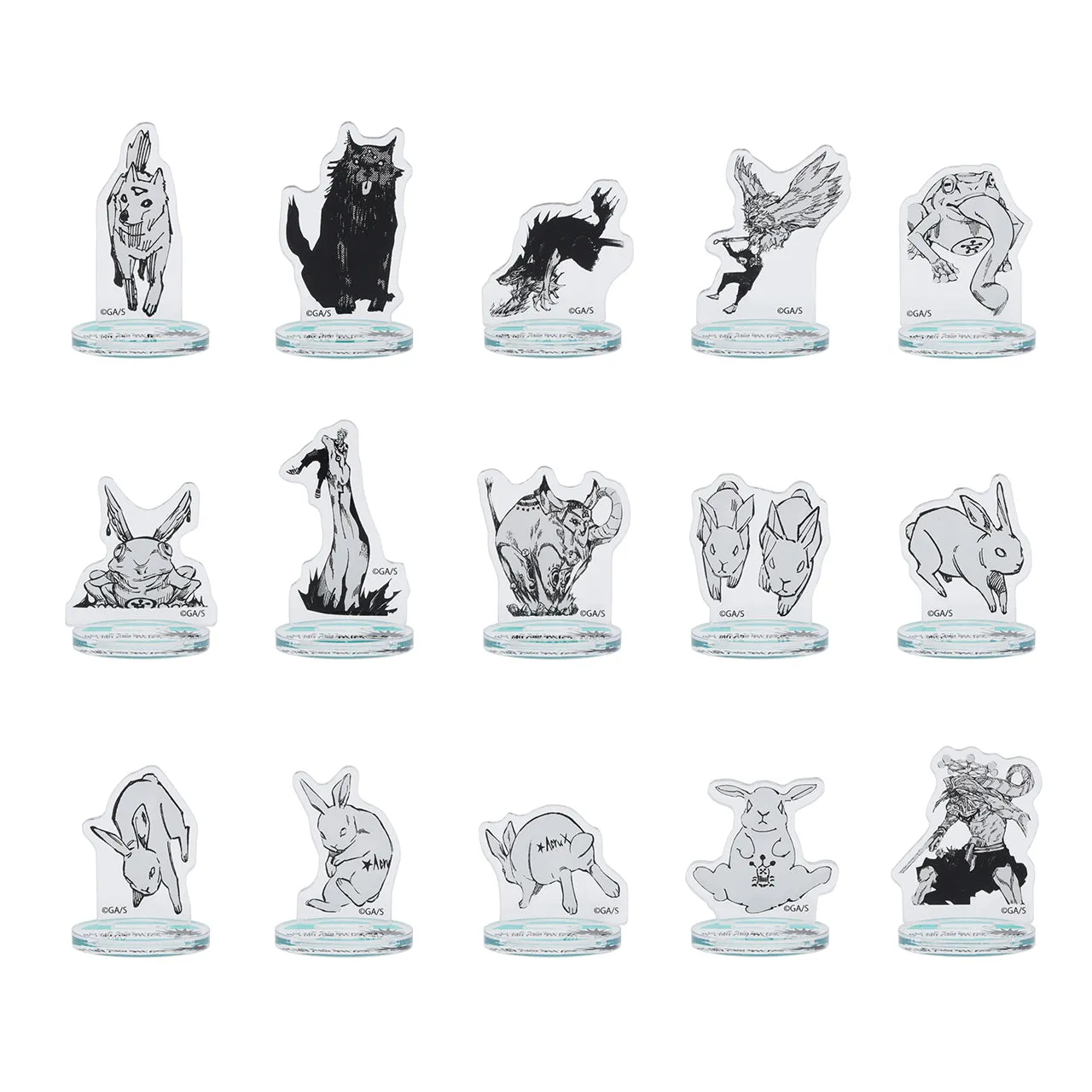 Mini Acrylic Stand Aleatoire Ver.B Jujutsu Kaisen Exhibition 1 Pcs Random Vinyl Article