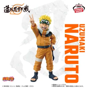 NARUTO BANPRESTO FIGURE COLOSSEUM Sculpted Ninja World War Uzumaki Naruto Original Box Toy Collection