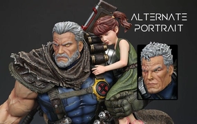 Editor's Choice Man Cave Cable with Hope (X-Force Series) 1/4 Scale Statue