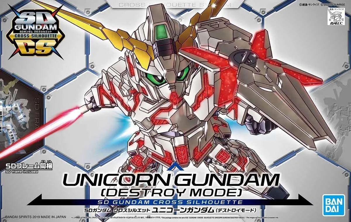 Gundam: Unicorn Gundam (Destroy Mode) SDCS Model Dragon Statue Variant Paint