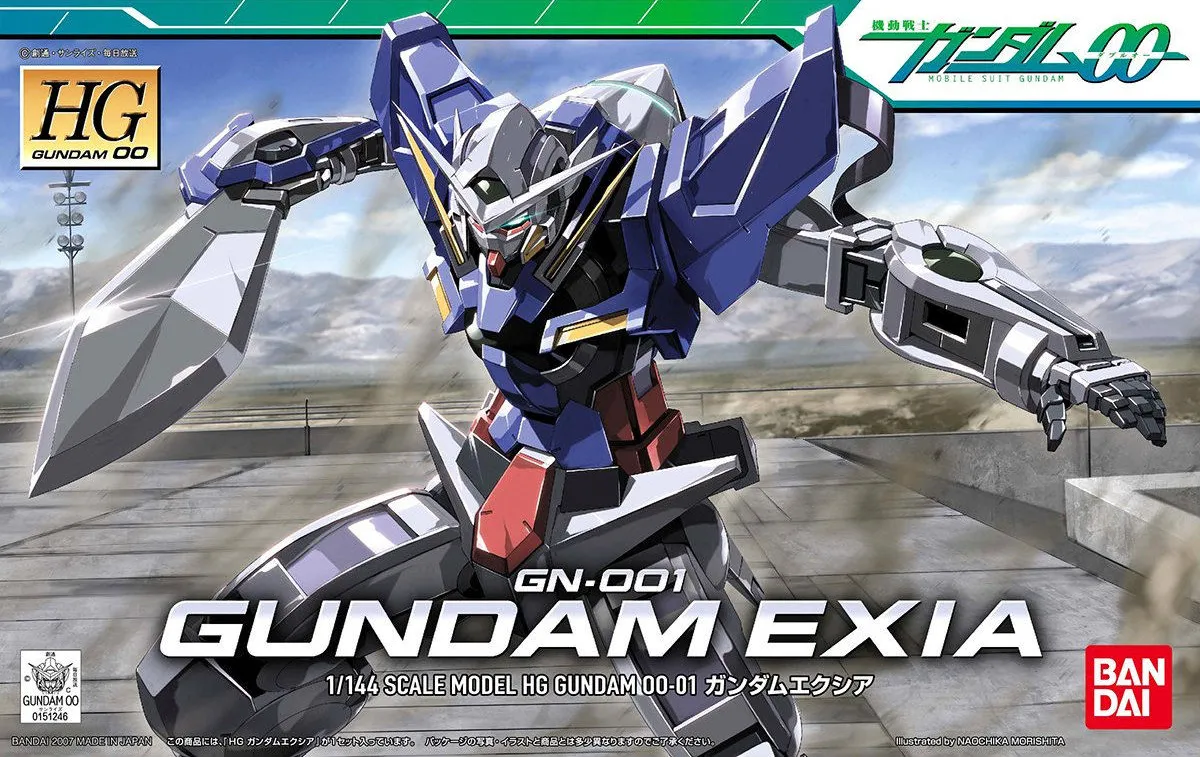 Gundam: Gundam Exia HG Model Battle Toy Acrylic Stand