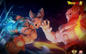 DRAGON BALL SUPER: GOKU VS JIREN ELITE EXCLUSIVE STATUE Spacecraft Model