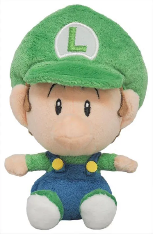 Super Mario Bros.: Baby Luigi 5" Plush Iconic Figure Tag Craftsperson