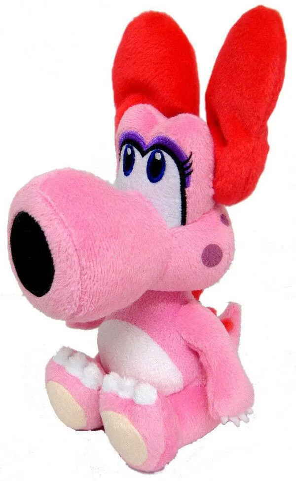 Super Mario Bros.: Birdo 6" Plush Rainbow Colors Implement Creator