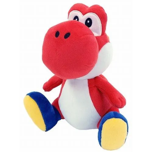 Tiny Pest Super Mario Bros.: Yoshi (Red) 7.5" All Star Collection Plush
