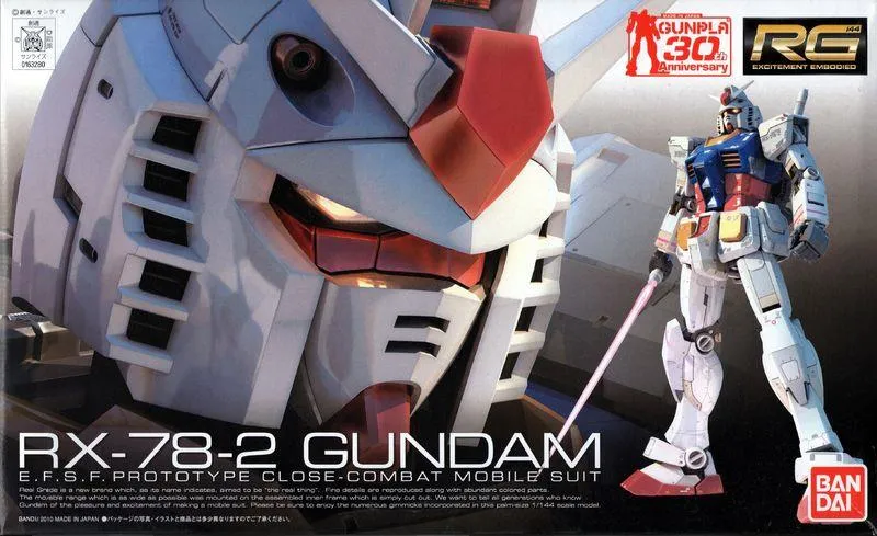 Gundam: RX-78 Gundam RG Model Collectors Figure