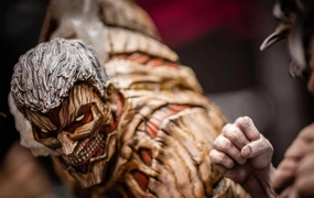 Gaming Character Social media Attack On Titan: Eren Jaeger & Mikasa Vs. Armored Titan Elite Statue Exclusive