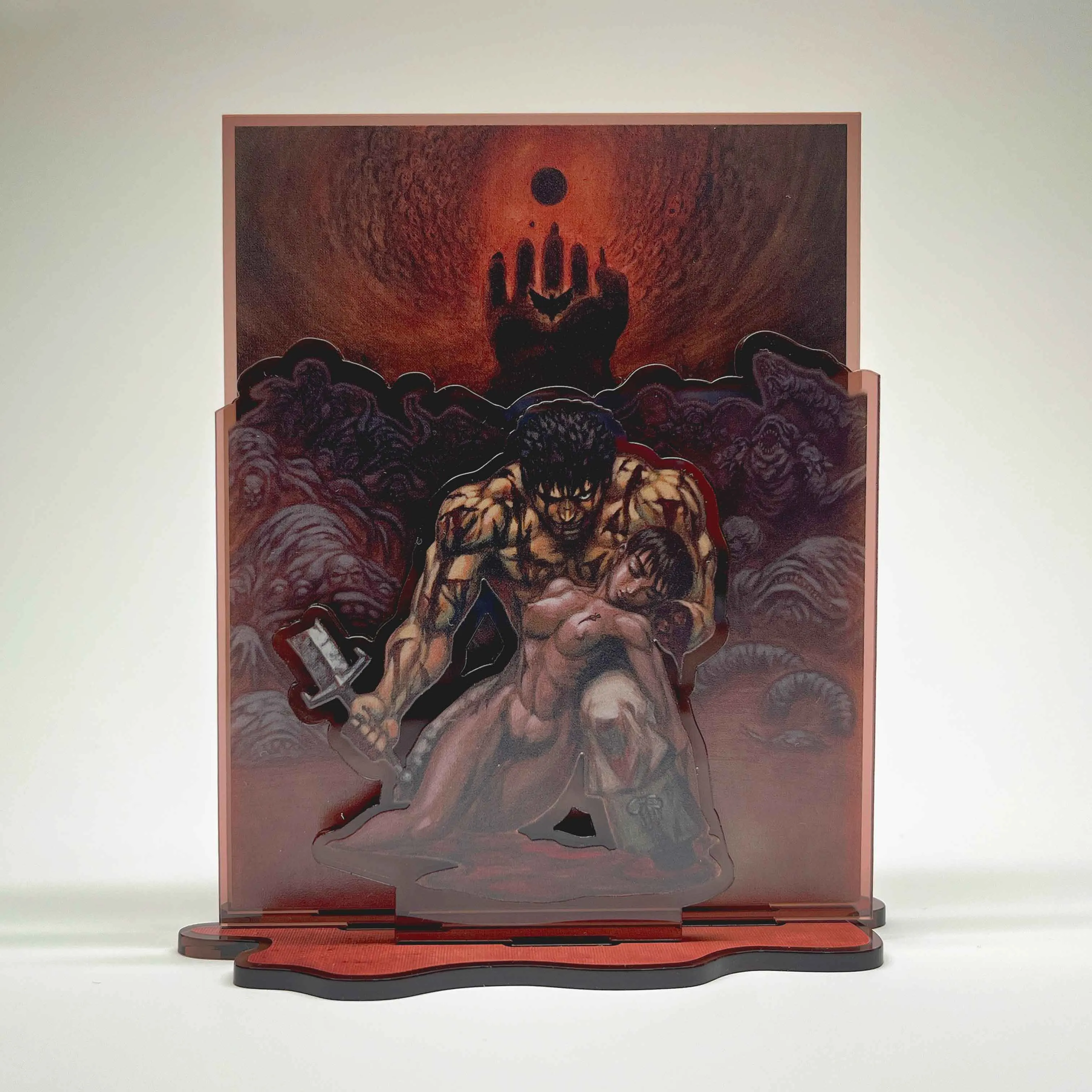 [The Great Berserk Exhibition] Acrylic diorama "Guts & Casca" Anime Merchandise Jungle Beast