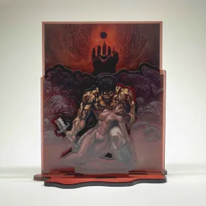 [The Great Berserk Exhibition] Acrylic diorama "Guts & Casca" Anime Merchandise Jungle Beast