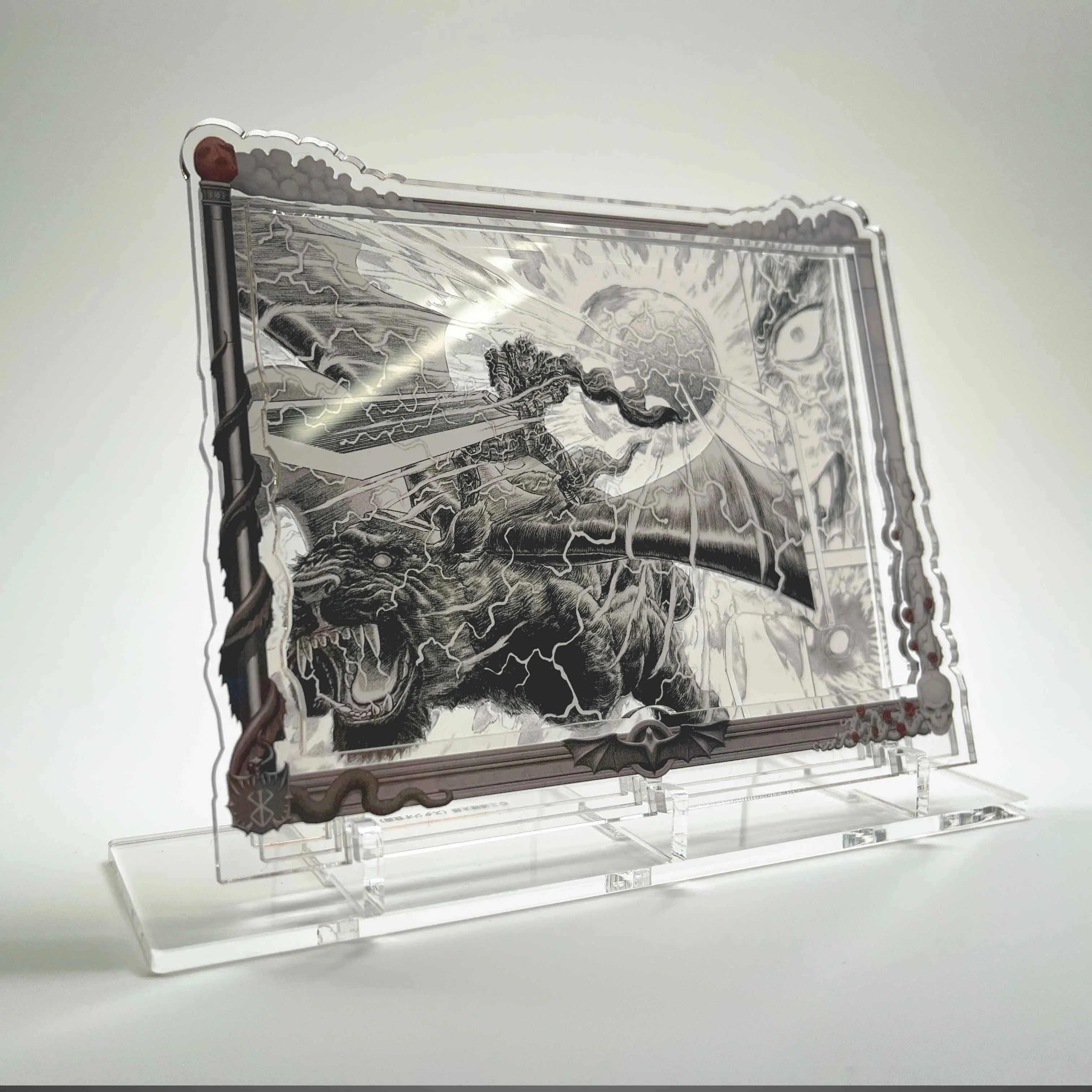 [The Great Berserk Exhibition] Acrylic Diorama "Slash It!" Silicone Model Fan Favorite