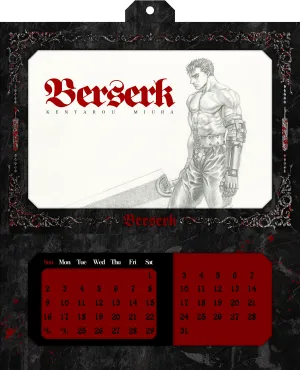 Robot Product Anime Statue [The Great Berserk Exhibition] Berserk Perpetual Calendar