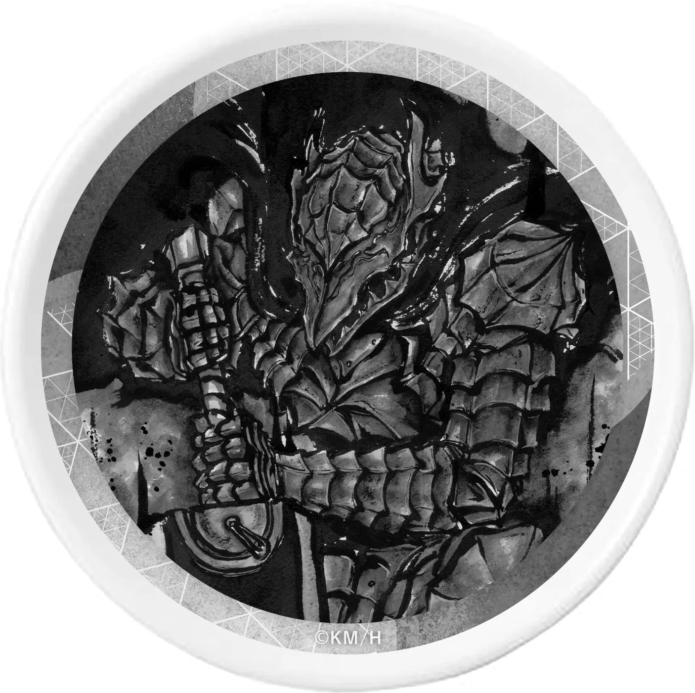[The Great Berserk Exhibition] Berserk x Masayuki Kojo Small Plate Berserker Armor Fantasy Goods