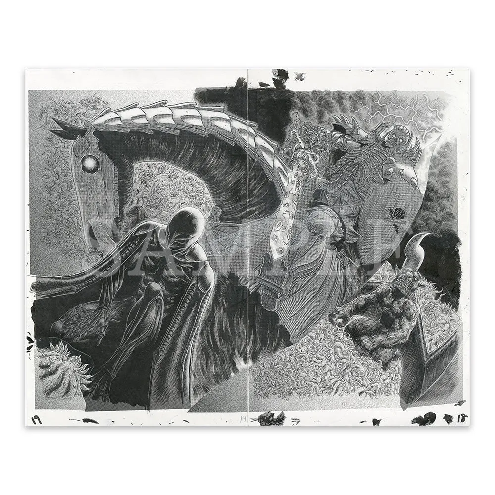 [The Great Berserk Exhibition] Character Fine Reproduction Manuscript Type Q Inclusive Toy Monster Figure