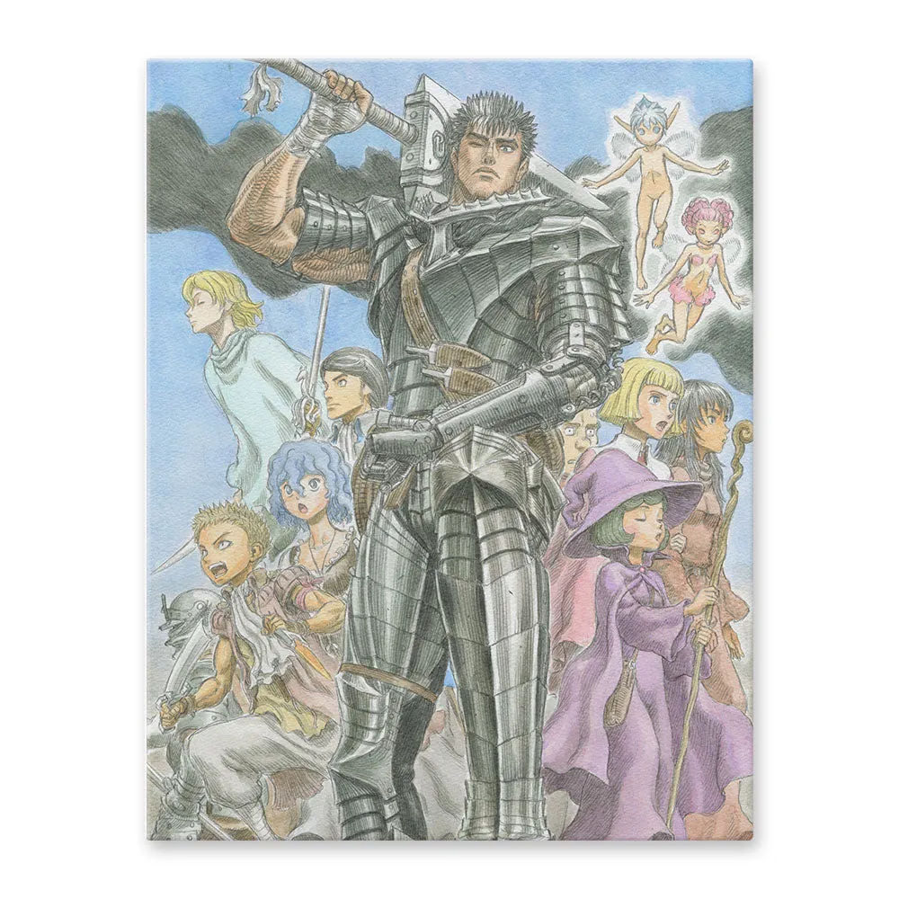[The Great Berserk Exhibition] F6 Character Fine Board Type F Black Swordsman Party Cross Culture Independent Artist