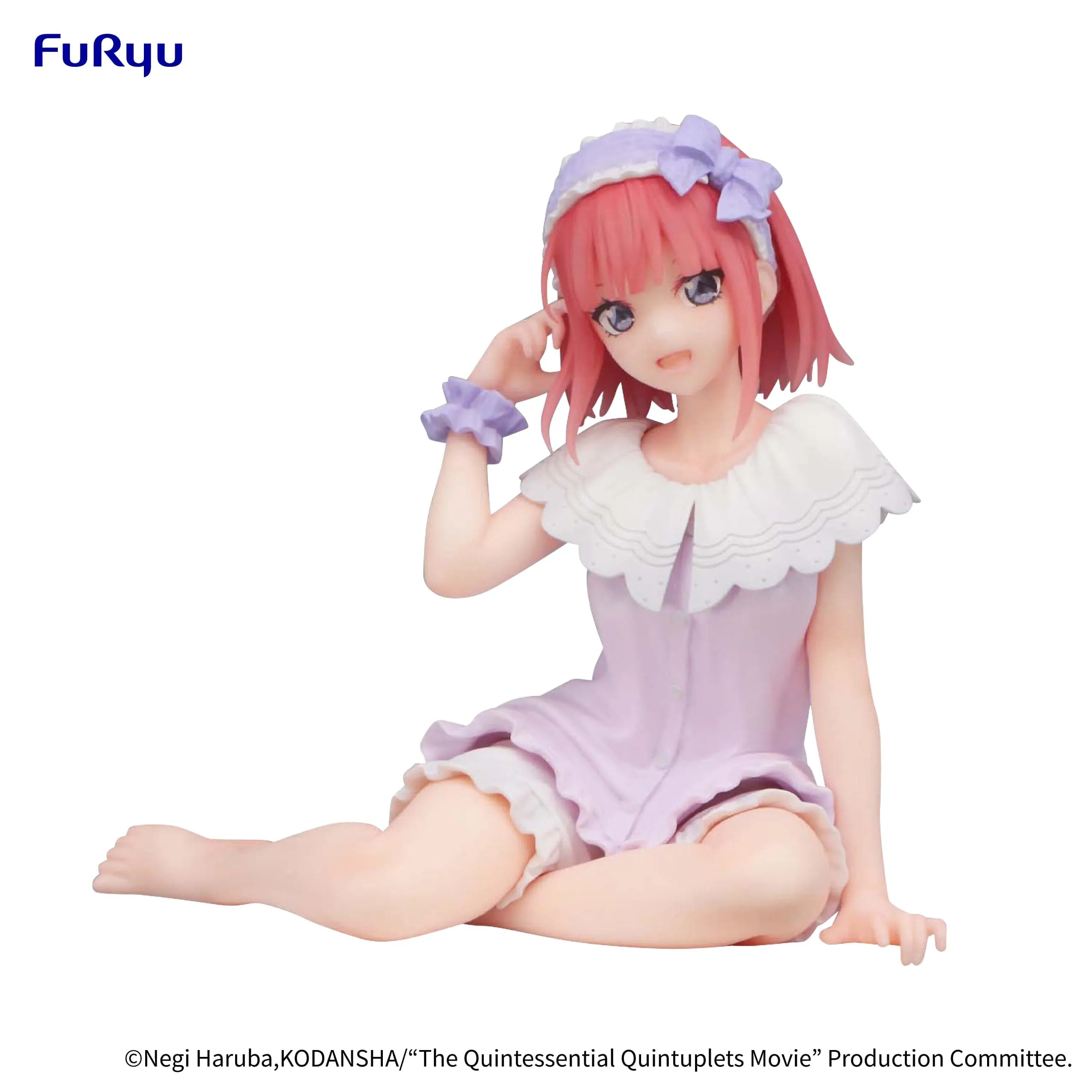 The Quintessential Quintuplets Movie Noodle Stopper Figure Nino Nakano Loungewear ver Vinyl Collectible Animal Figure