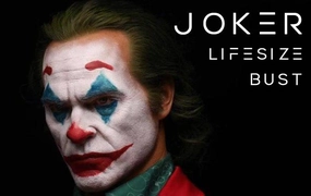 The Joker (Joaquin Phoenix) 1:1 Life Size Bust Archival Quality Gaming Model