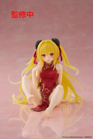To Love-Ru Darkness Desktop Cute Figure Golden Darkness Chinese Dress Ver Memorial Gift Posable Model