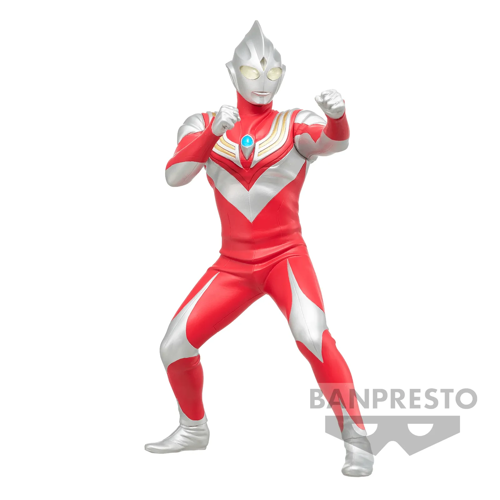 ULTRAMAN TIGA HERO'S BRAVE STATUE FIGURE ULTRAMAN TIGA ( POWER TYPE & TIGA TORNADO )( A: ULTRAMAN TIGA POWER TYPE ) Appreciating Asset Everyday Use