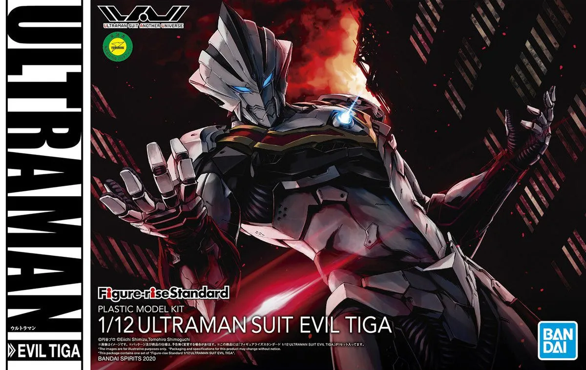 Ultraman: Ultraman Suit Evil Tiga Figure-Rise Standard Model Hobby Kit People Sculpture