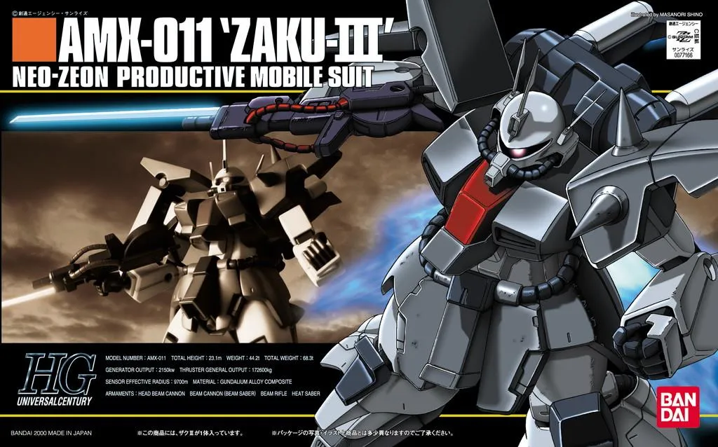 Gundam: Zaku III HG Model Collectors Toy highly recommended