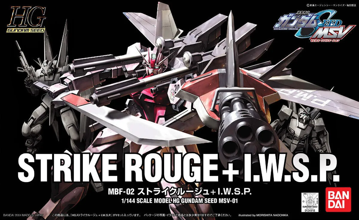 Gaming Figure Gundam: Strike Rouge + I.W.S.P. HG Model