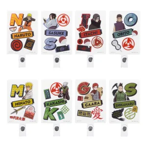 ICHIBAN KUJI NARUTO SHIPPUDEN - RED EYES THAT REFLECT THE SOUL - F PRIZE - STRAP HOLDER CHARM - COMPLETE SET OF 8 TYPES Collectible Statue