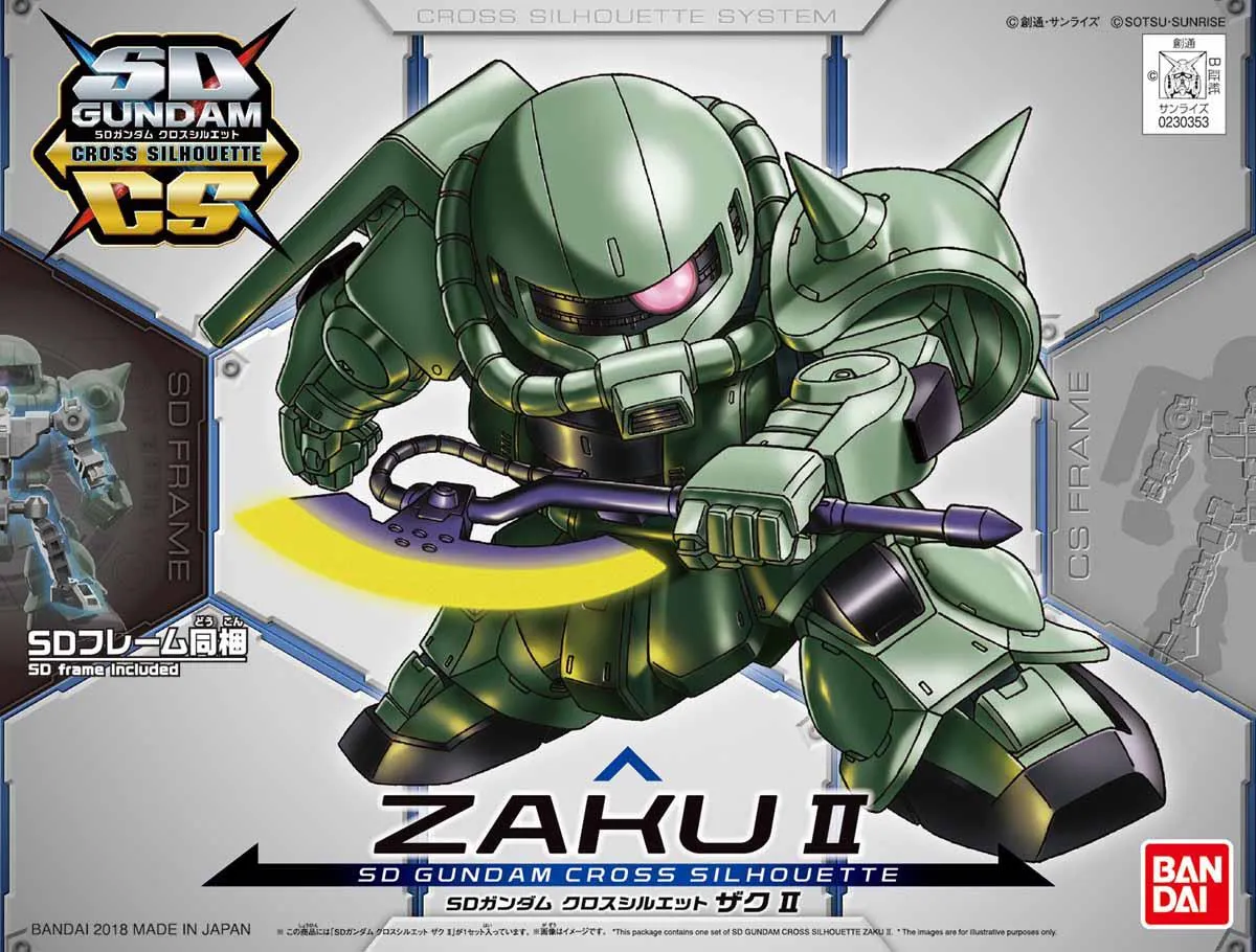 Gundam: Zaku II SDCS Model Artistic Sculpture