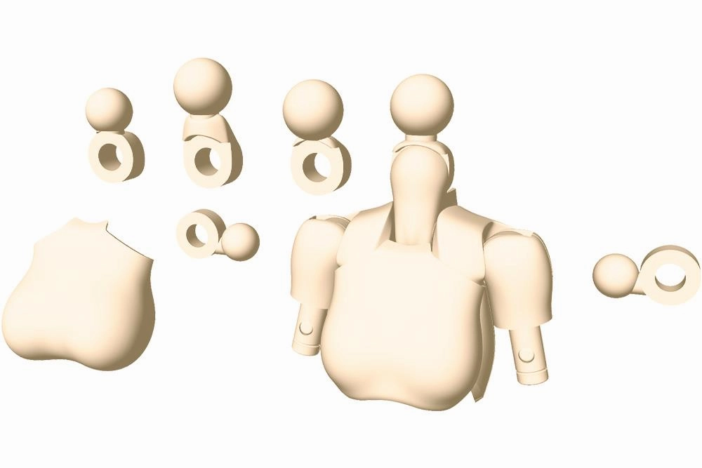 Gallery Worthy Fantasy Warrior Megami Device: Tops Set Skin Colour A M.S.G.