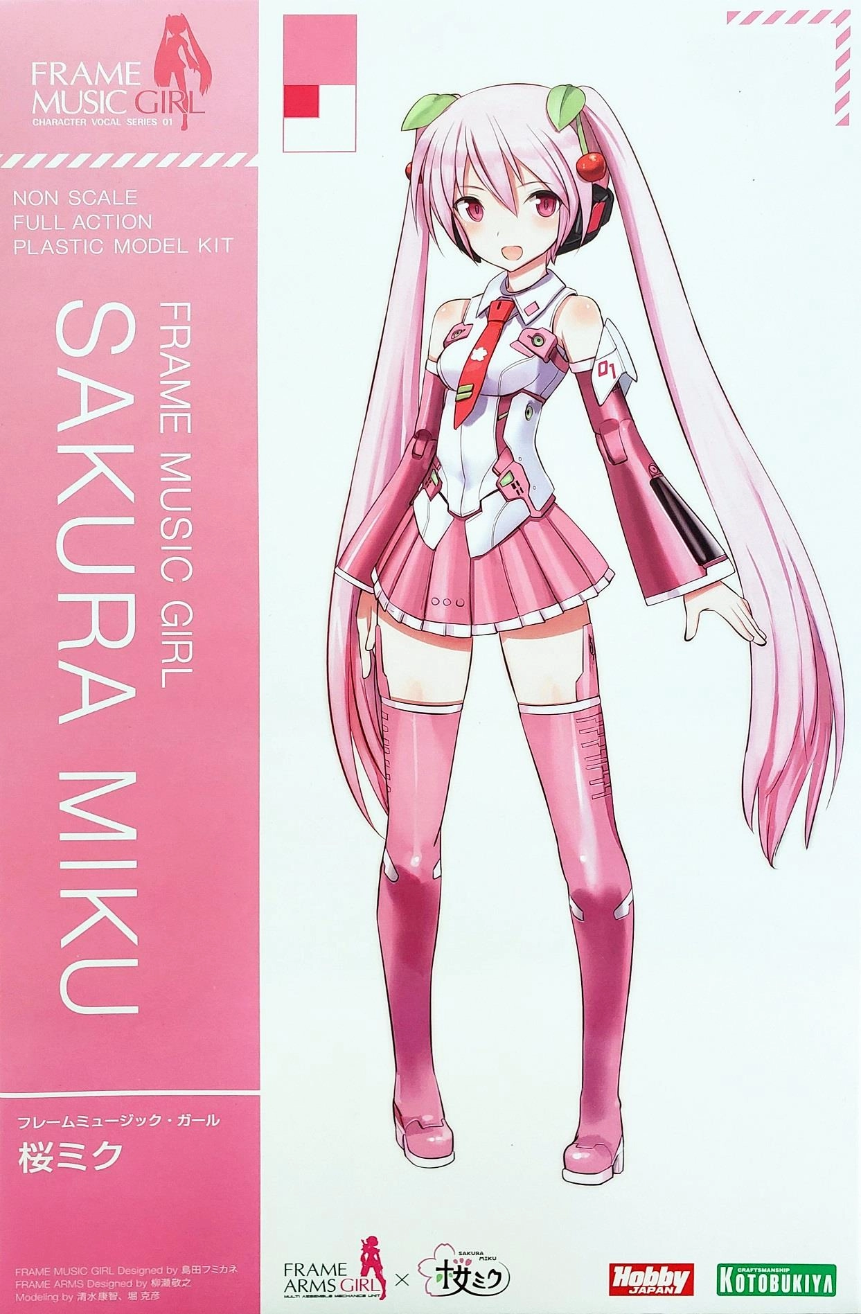 Vocaloid: Frame Music Girl Sakura Miku Model Educational Toy