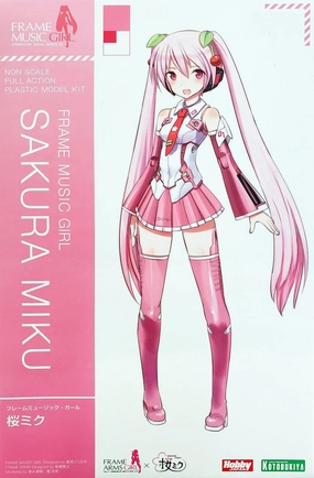 Vocaloid: Frame Music Girl Sakura Miku Model Educational Toy