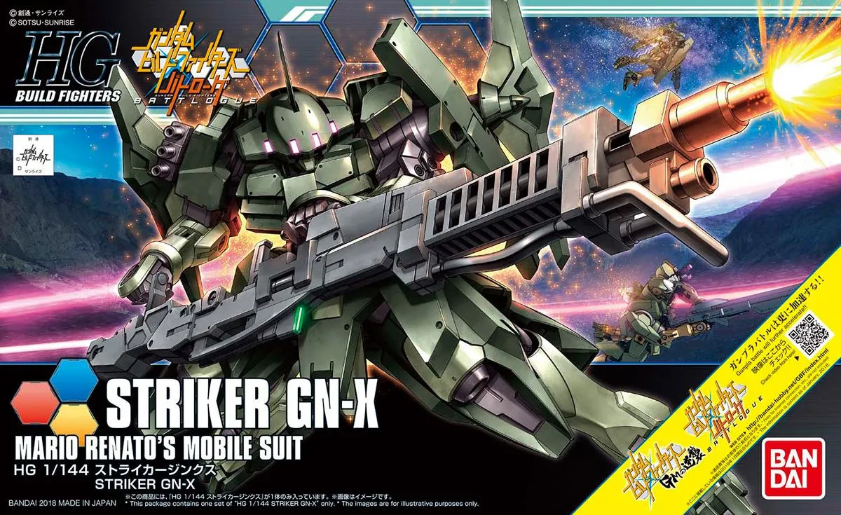 Gundam: Striker GN-X HG Model Legendary Hero Battery operated