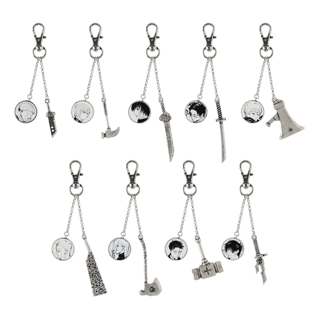 Chase Variant Art Object Weapon charm collection (9 types in total/1 random type included) - Jujutsu Kaisen Exhibition